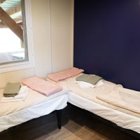 Két külön ágyas szoba, igény szerint átrendezhető vendégház szoba külön ágyakkal kényelmes elrendezésben